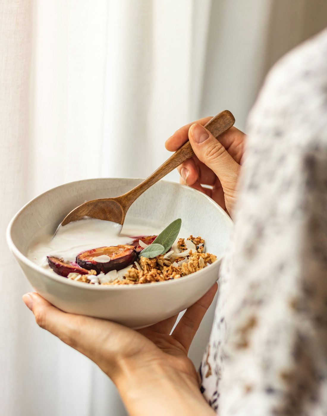 A nourishing bowl held in two hands